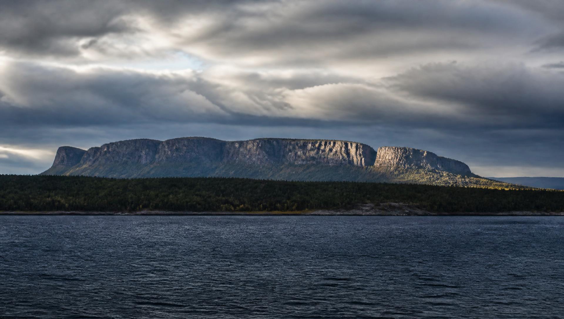 The Sleeping Giant across Lake Superior from Thunder Bay, Ontario — Canadian Civil Contracting's home service area